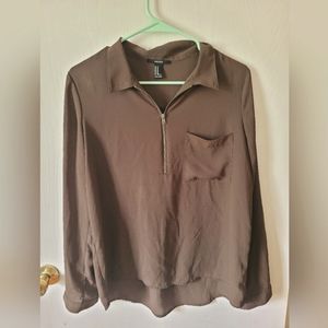 Olive Green Blouse